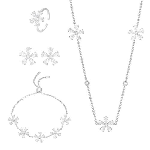 Daisy Flower / Multi Motif Set Silver