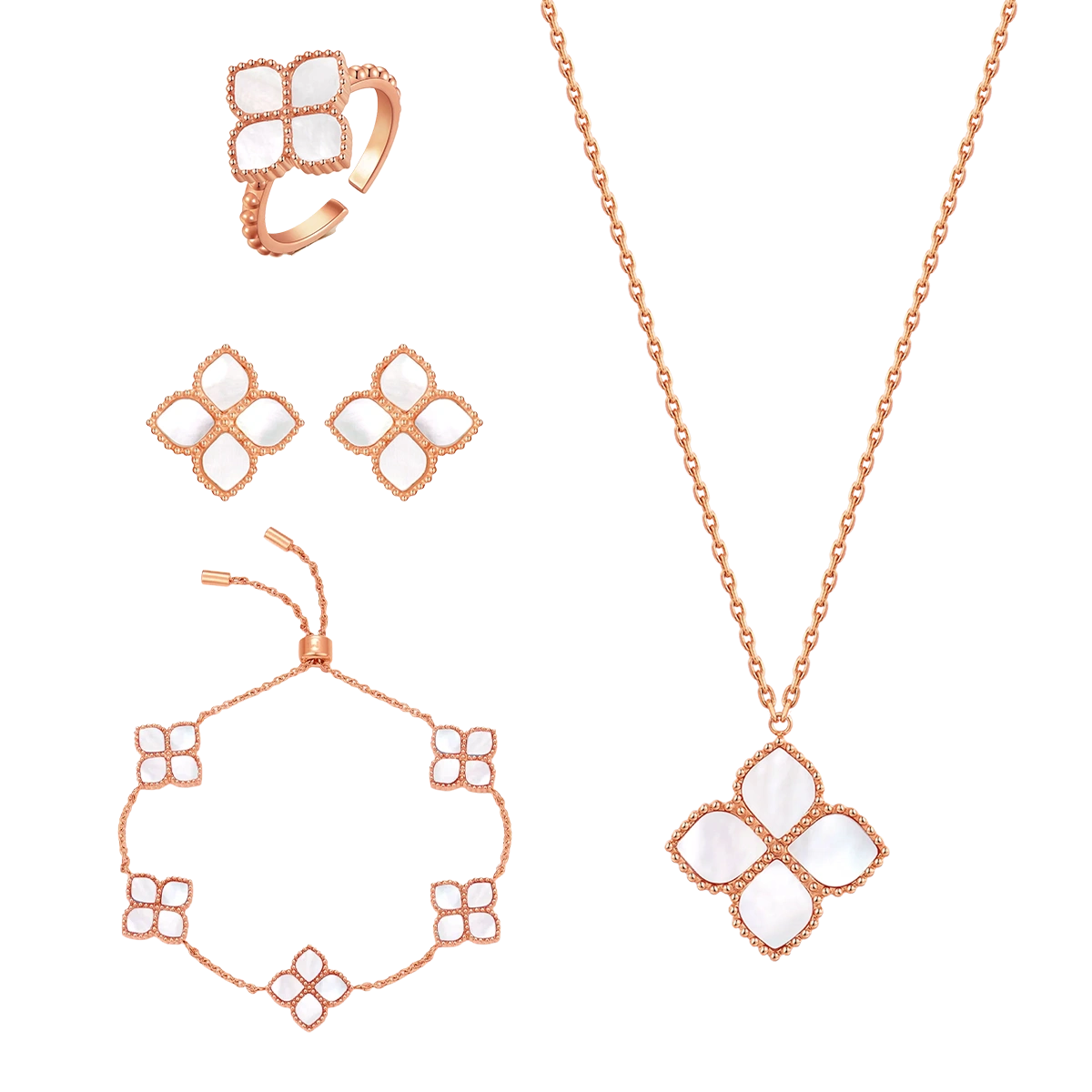 Joory / Set Pearl Rose Gold