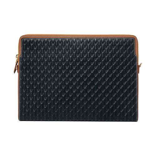 Laptop Sleeve / Black & Tan