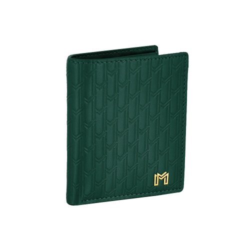 Italian Calfskin Leather Green / Gold