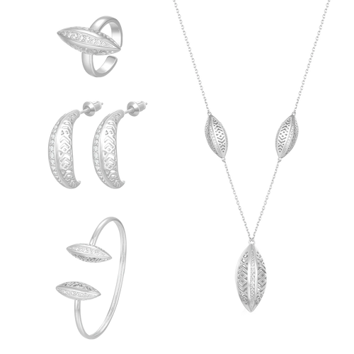 Leaf / Set Silver
