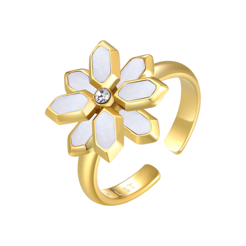 Lotus / Ring Pearl Gold
