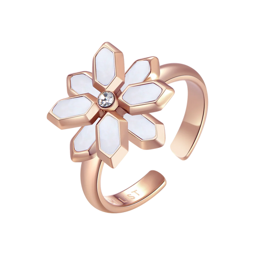 Lotus / Ring Pearl Rose Gold