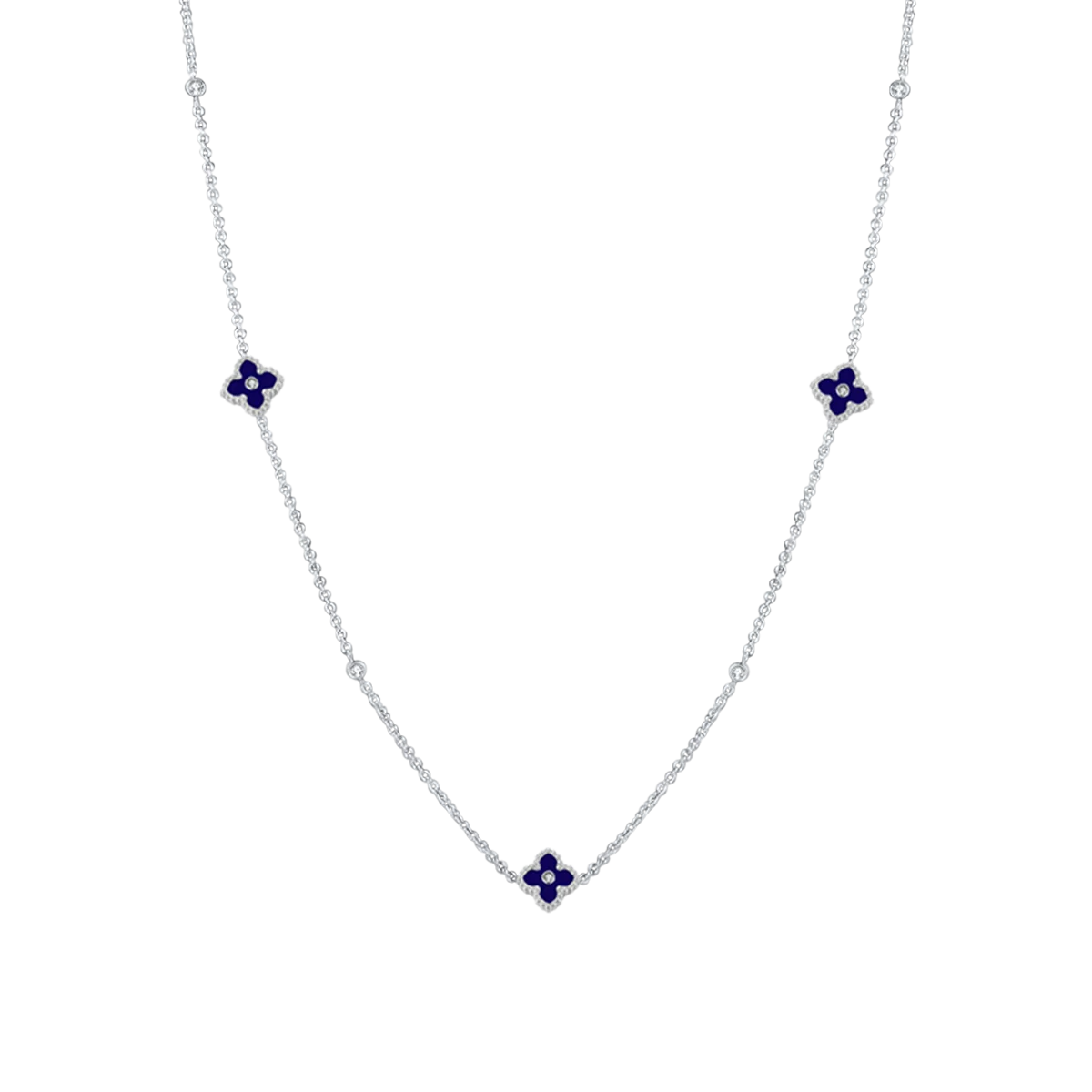 Mini Joory / Necklace Blue Silver