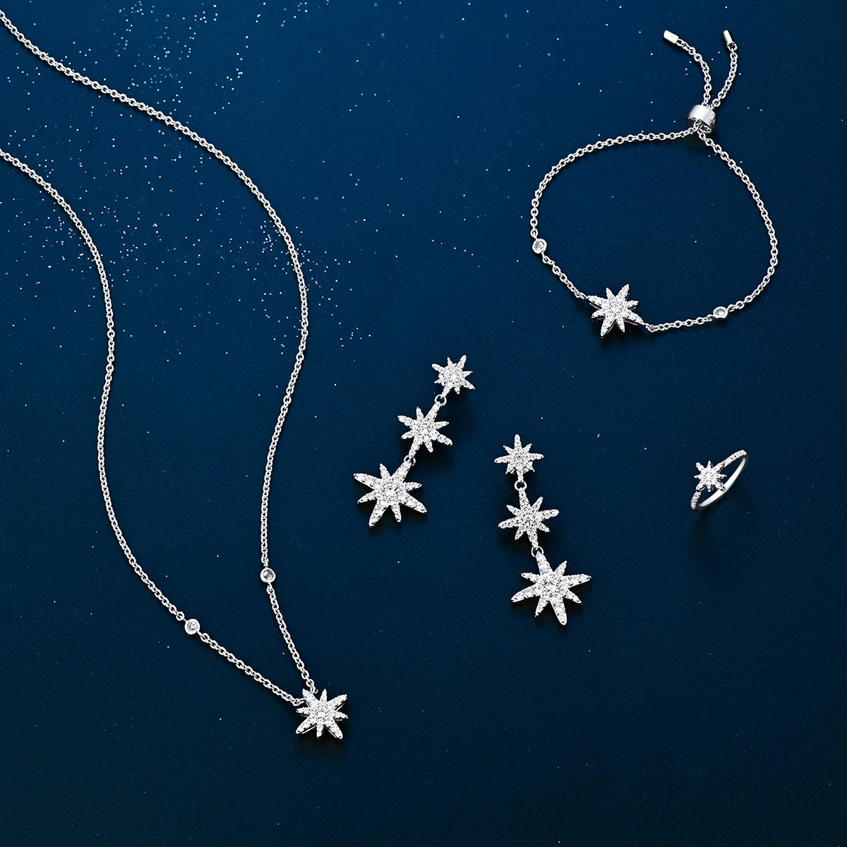 Moonstar / Simple Set Silver