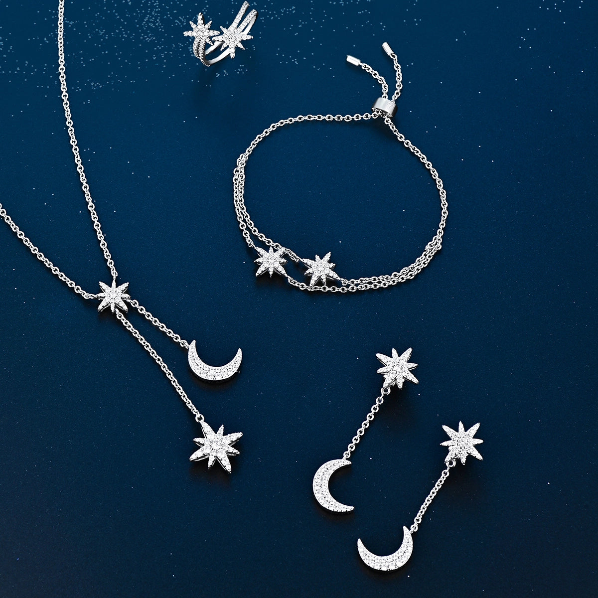 Moonstar / Double Set Silver