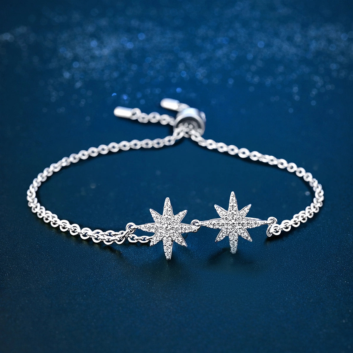 Moonstar / Double Bracelet Silver