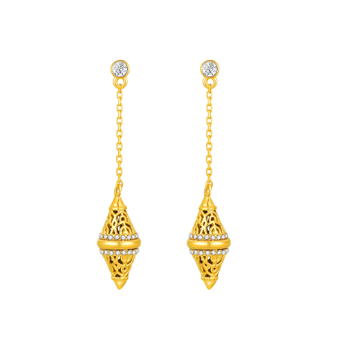 Lantern / Earrings Gold