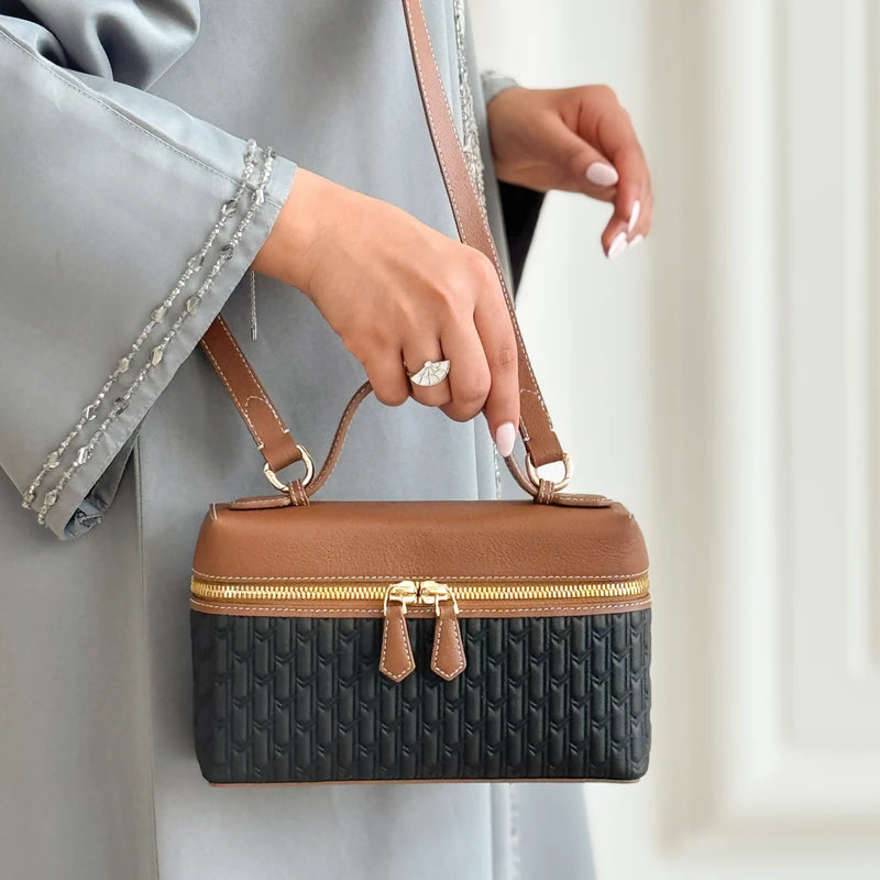 Maitha Handbag / Black & Tan