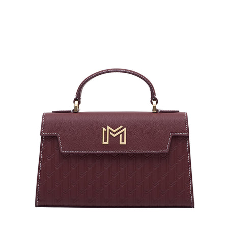 Burgundy / Initials