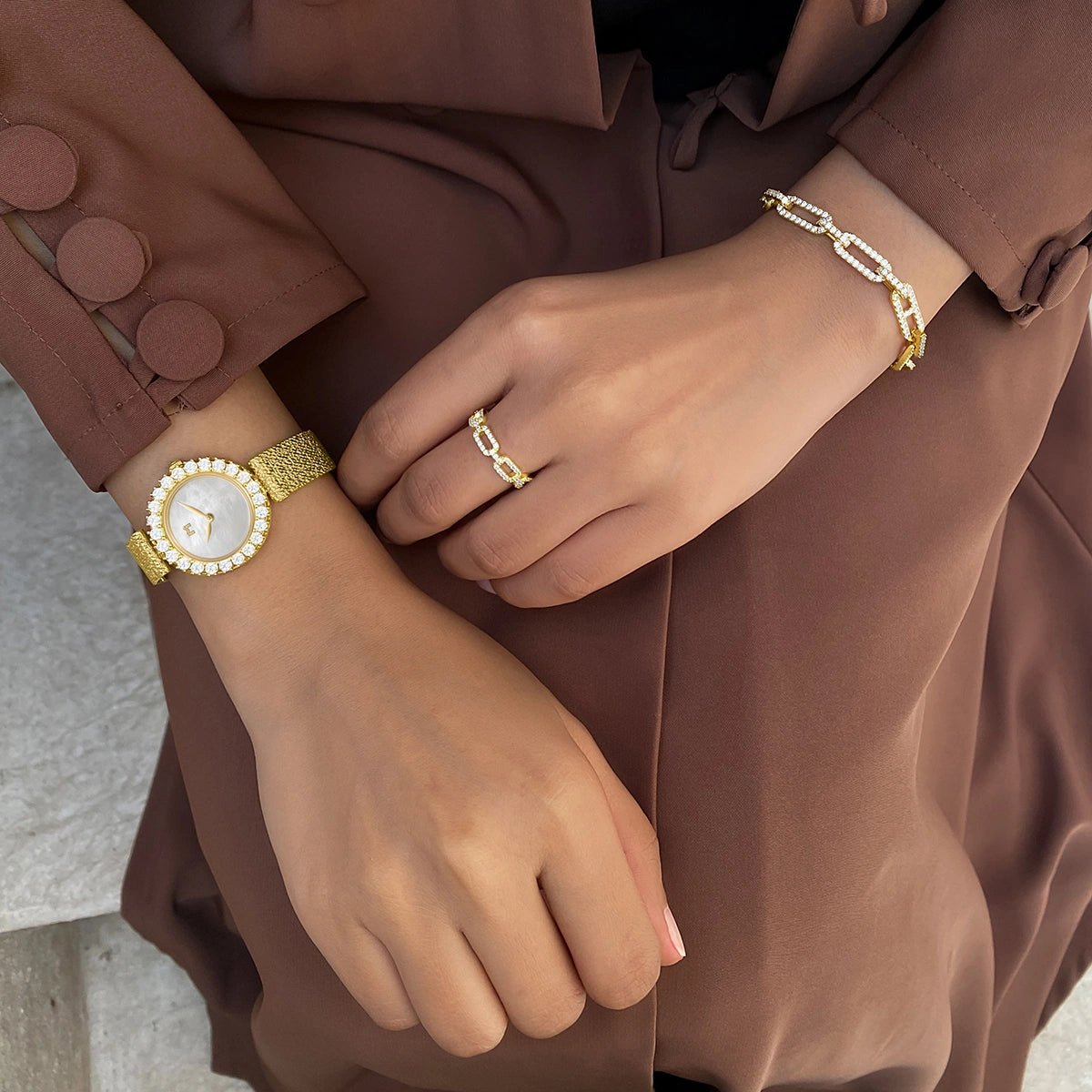 Links / Multi Ring Gold