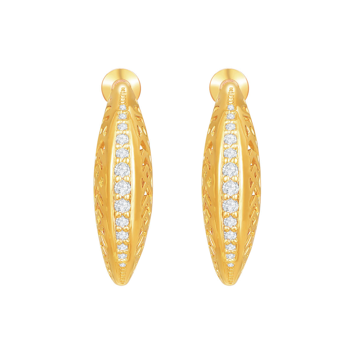 Leaf / Earrings Gold