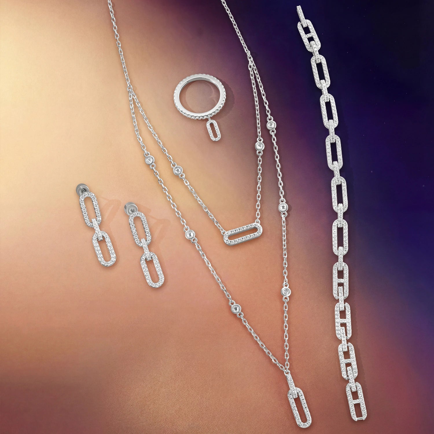 Links / Signature Set Silver