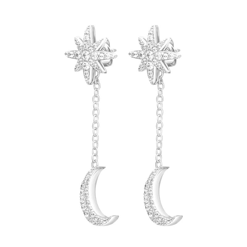 Moonstar / Earrings Silver