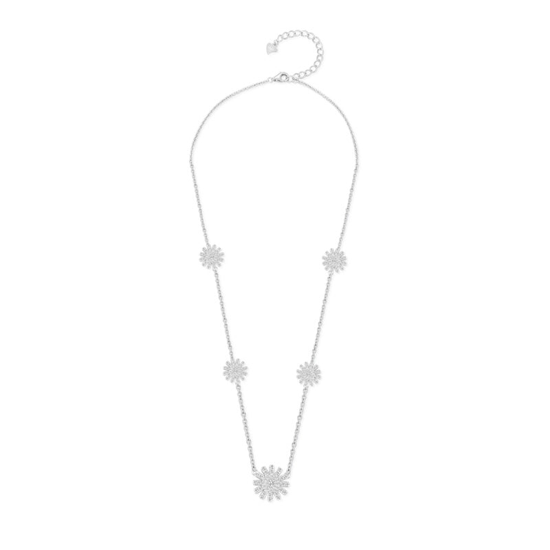 Charming Sunflower / Necklace Silver