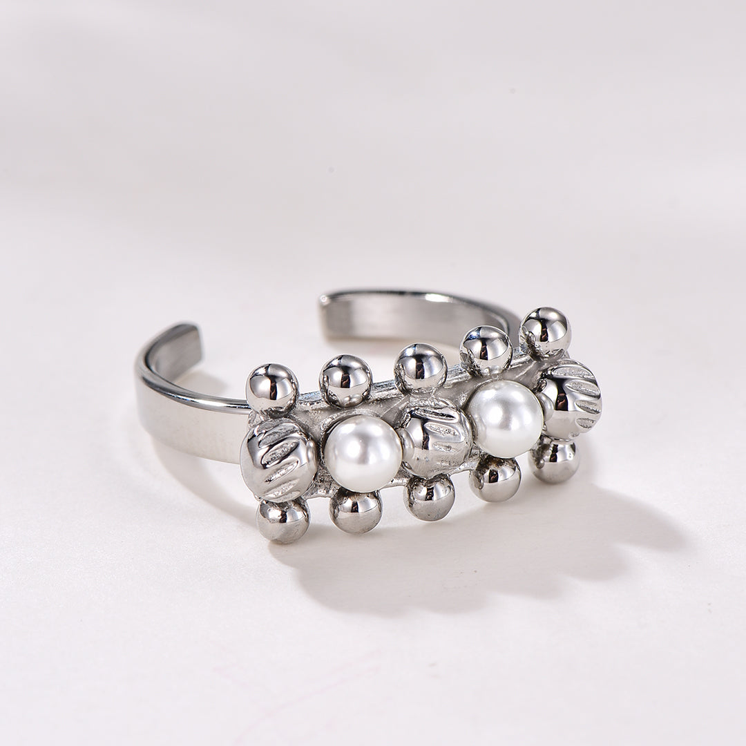 Sadaf / Ring Pearl Silver