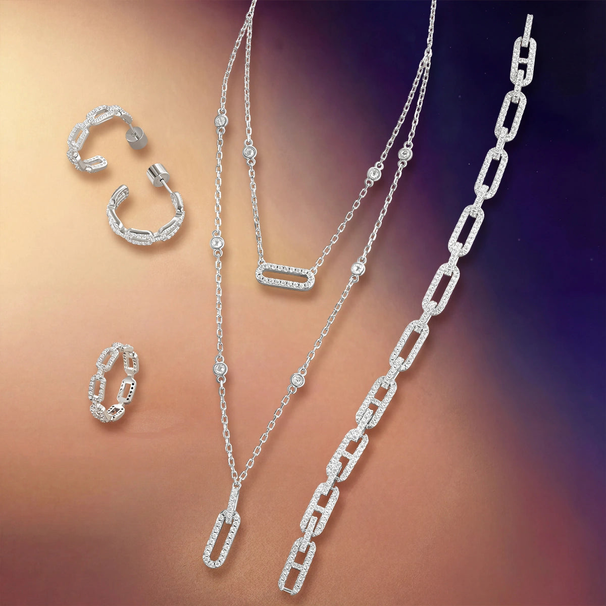 Links / Classic Set Silver