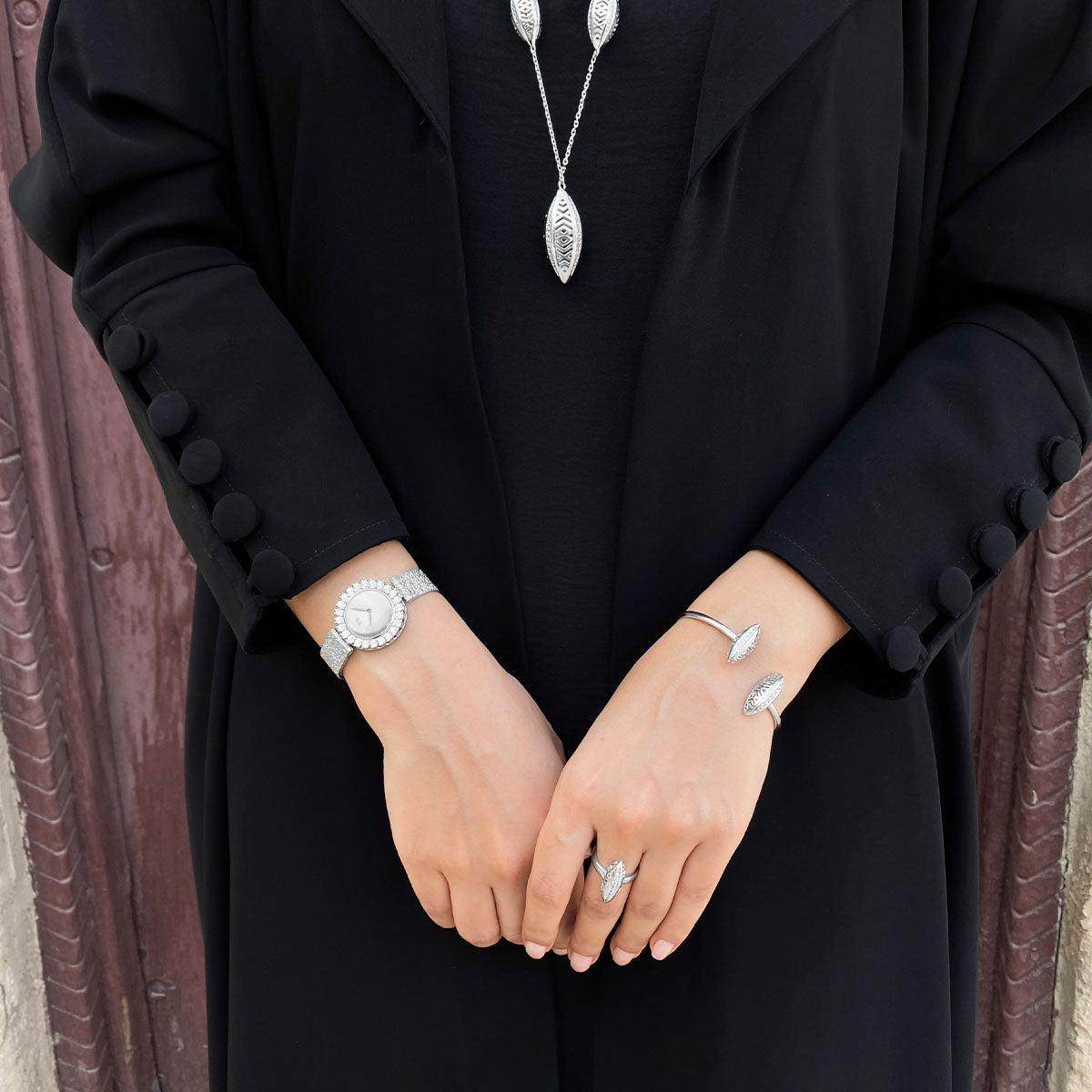 Leaf / Necklace Silver