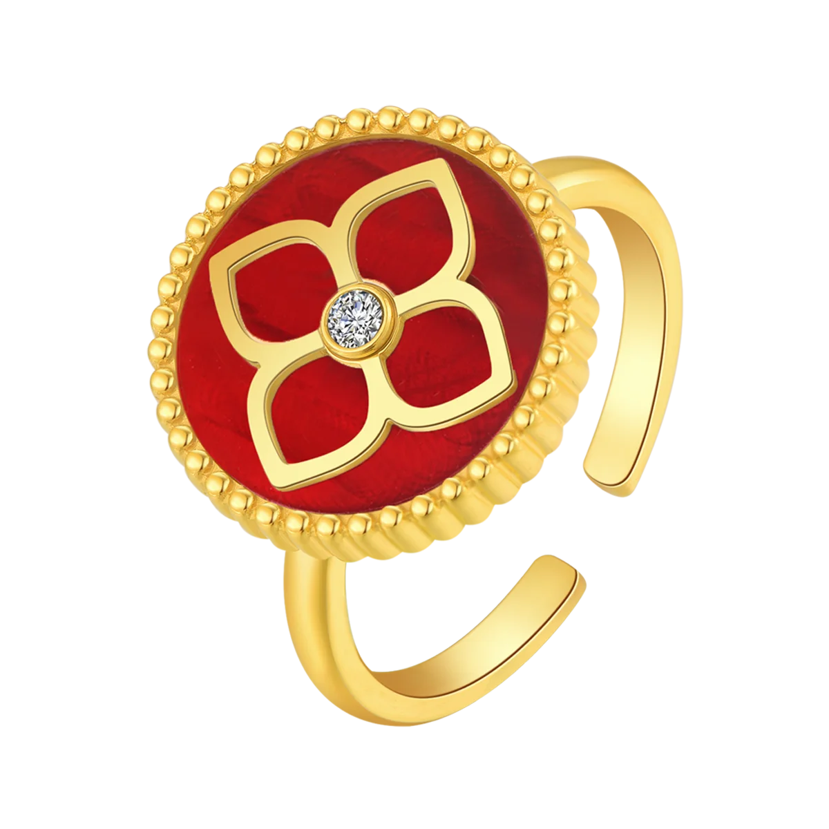 Ameera / Ring Red Gold