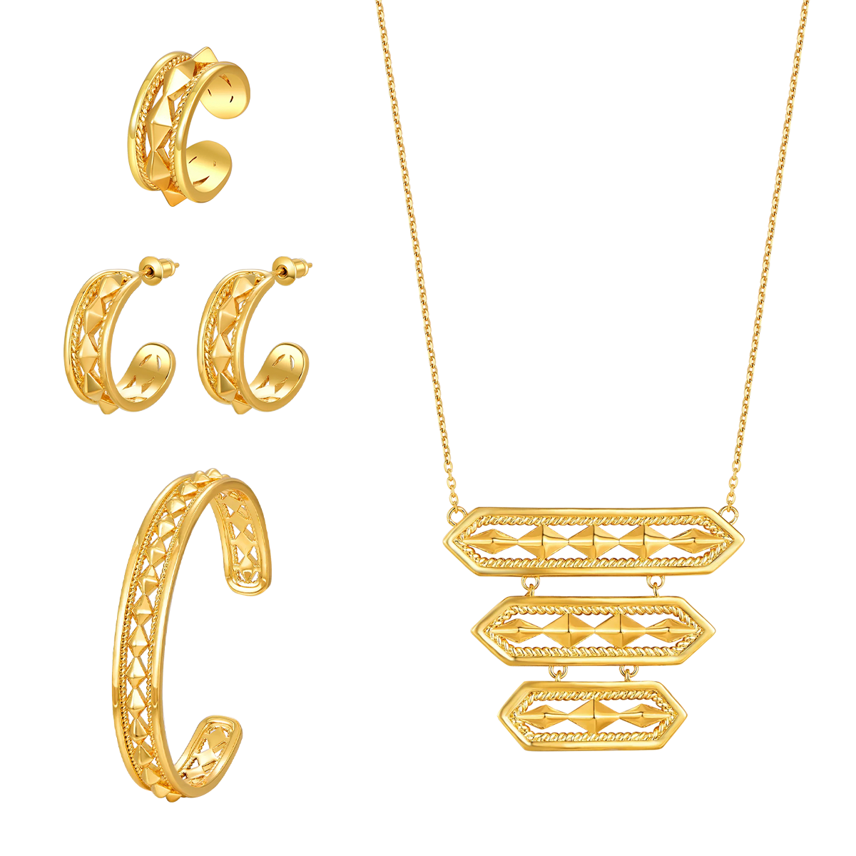 أناقة / طقم ذهبي