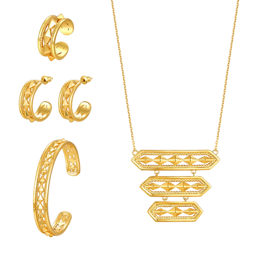 أناقة / طقم ذهبي