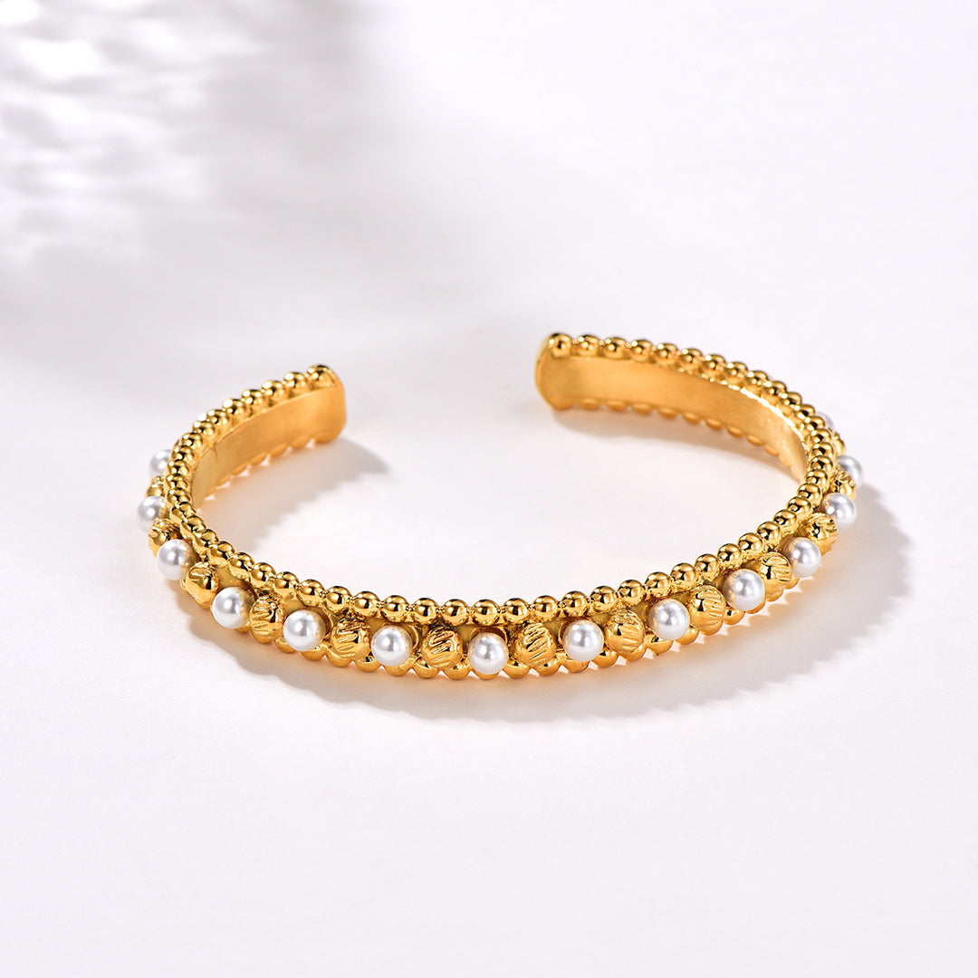 Sadaf / Bangle Pearl Gold