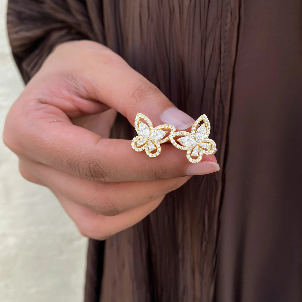 Butterfly / Earrings Gold
