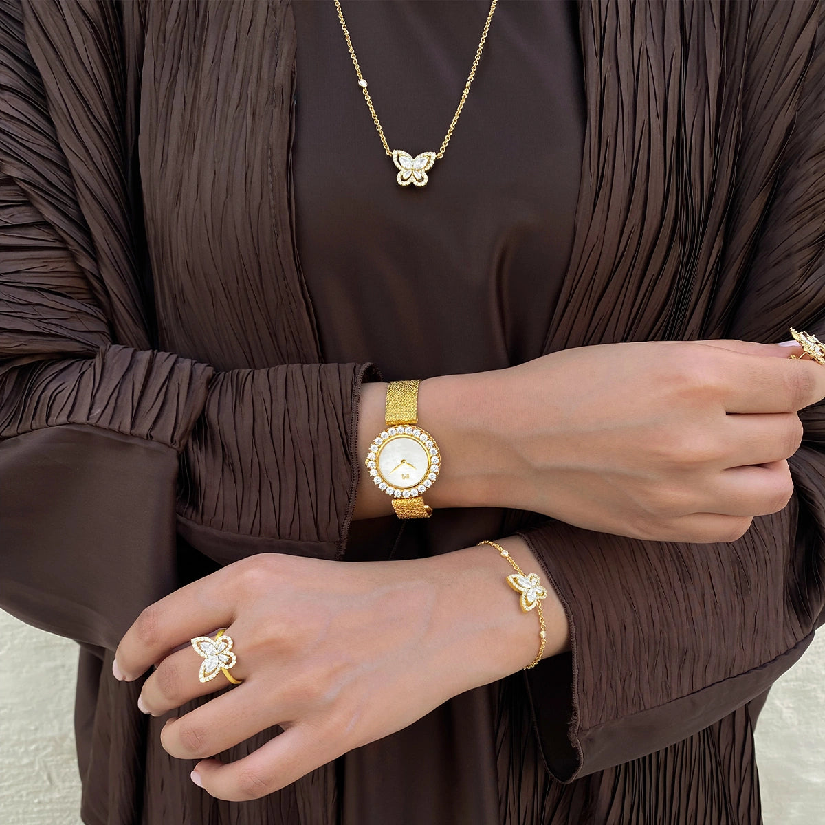 Butterfly / Necklace Gold