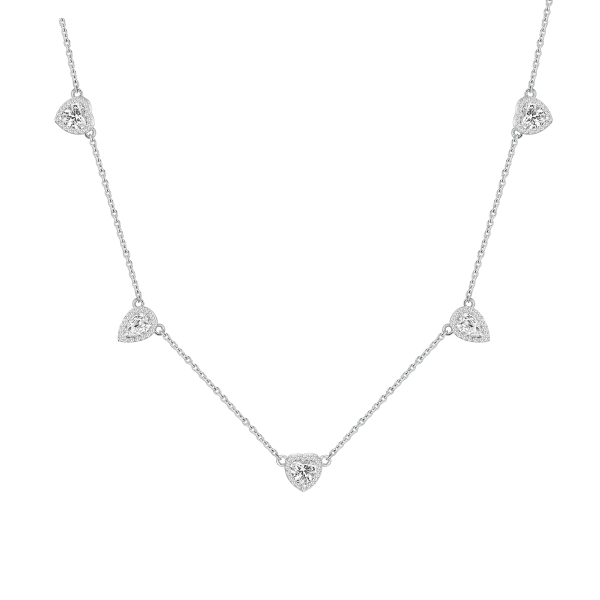 Charming Heart / Necklace Silver