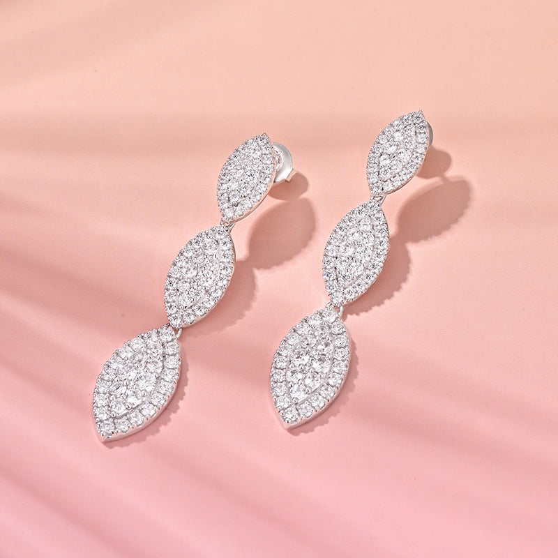 Daisy Leaf / Earrings Silver