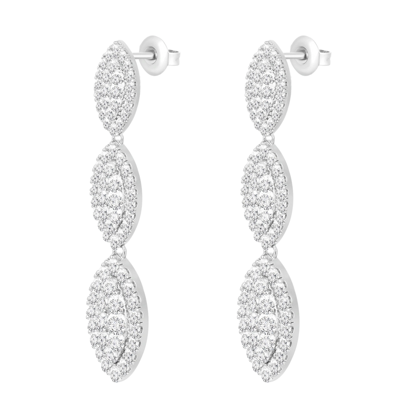 Daisy Leaf / Earrings Silver