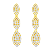 Daisy Leaf / Earrings Gold