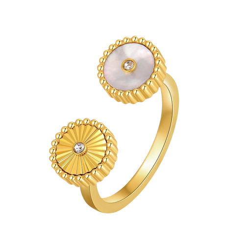 Kanz / Ring Pearl Gold
