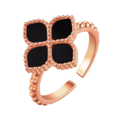 Joory / Ring Black Rose Gold