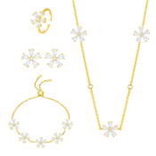 Daisy Flower / Multi Motif Set Gold