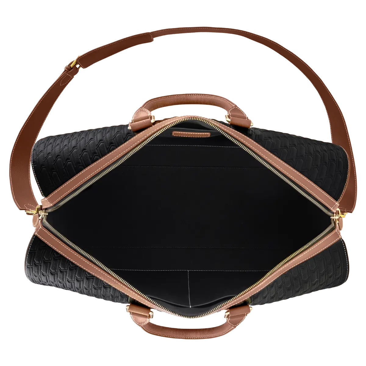 Duffle Bag / Black and Tan