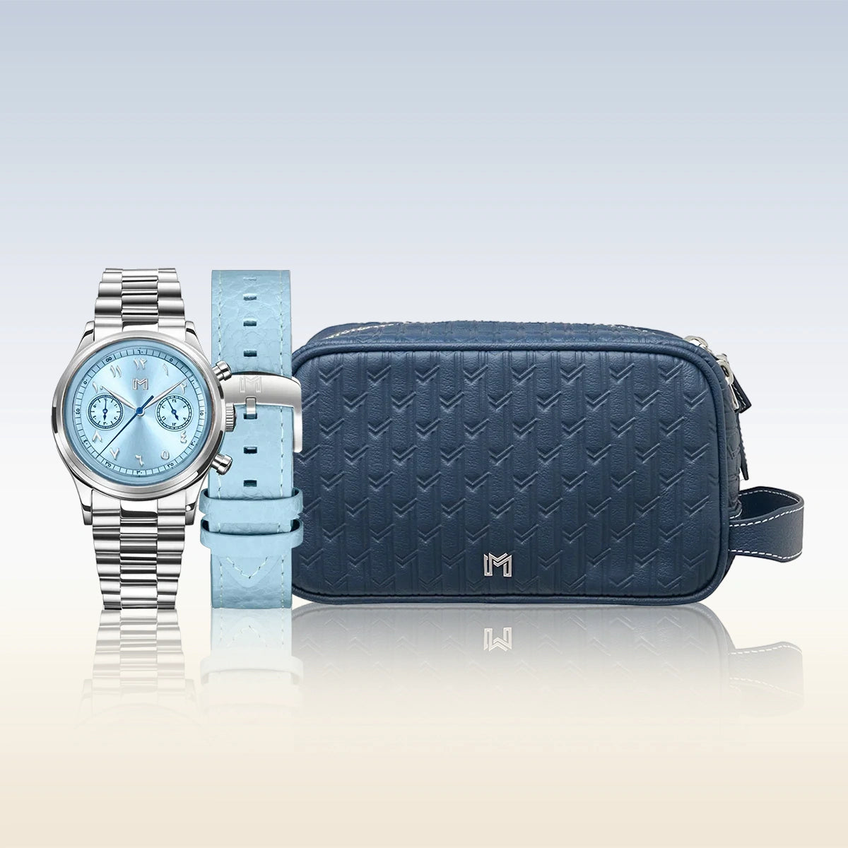 مجموعة هدية - ساعة إبراهيم / باوتش السفر