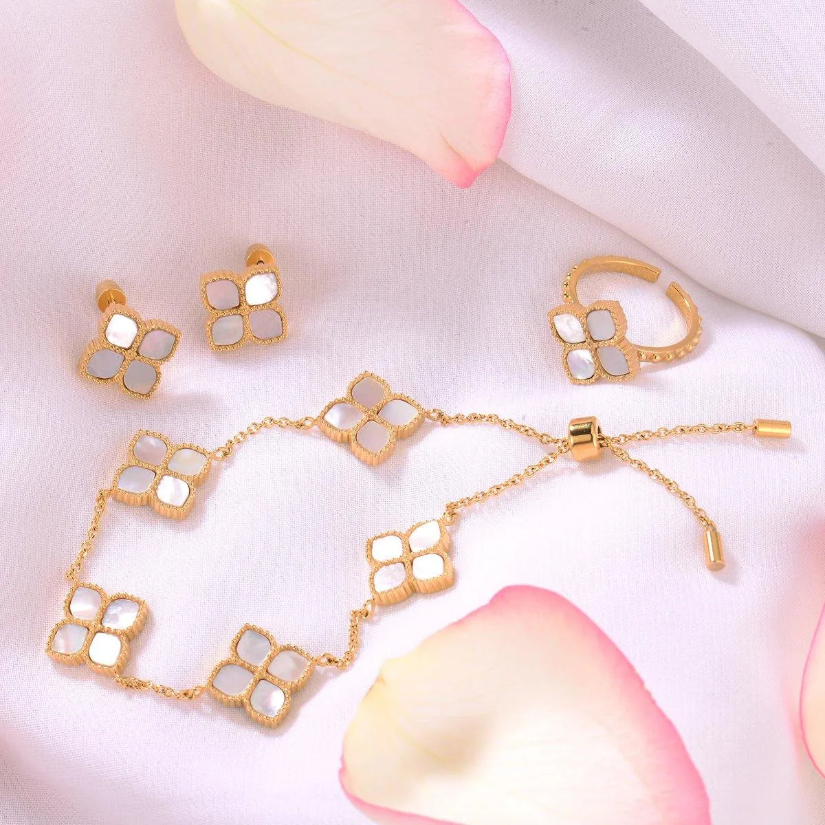 Joory / Bracelet Pearl Gold