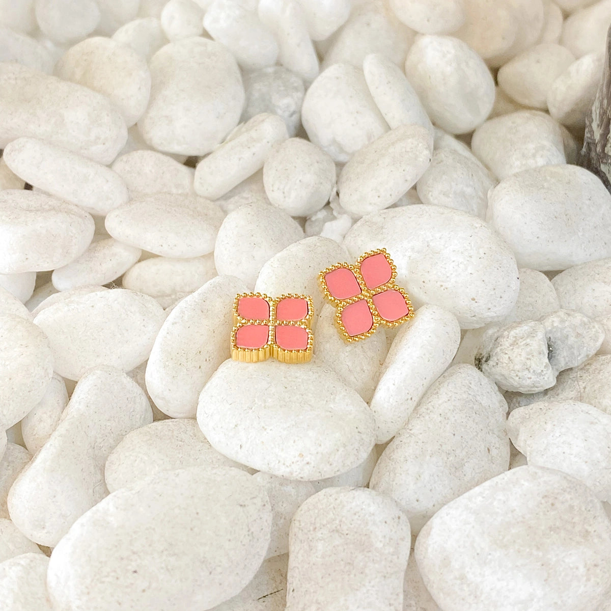 Joory / Earrings Pink Gold