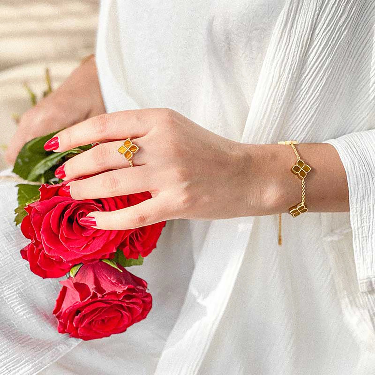 Joory / Set Tiger Eye Gold