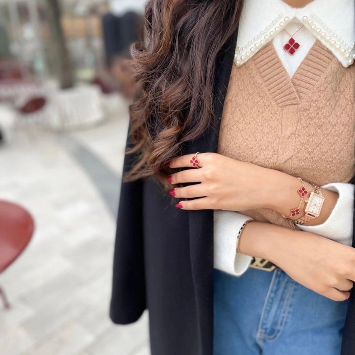 Joory / Set Red Rose Gold