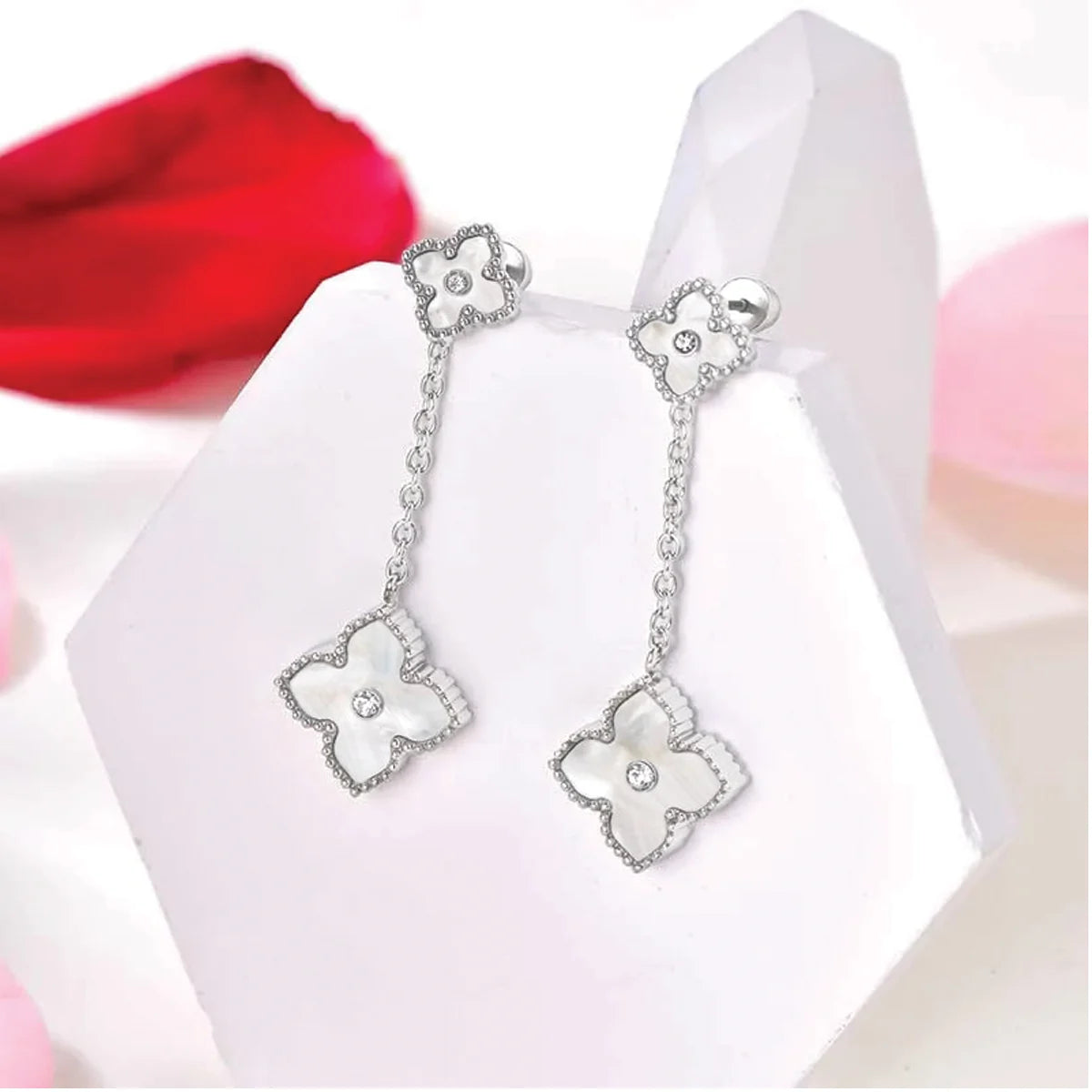 Mini Joory / Earrings Pearl Silver