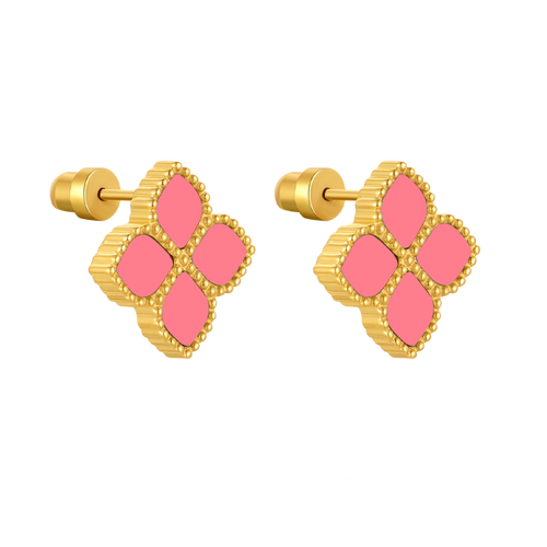 Joory / Earrings Pink Gold