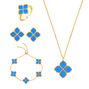 Joory / Set Teal Gold