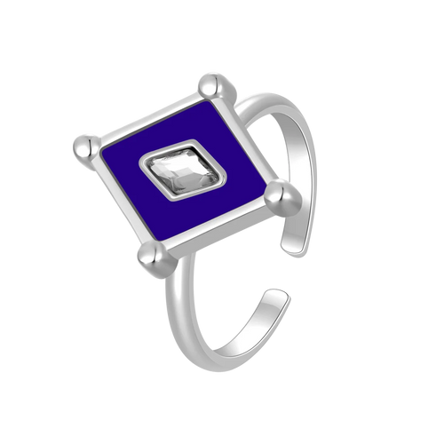 Kite / Ring Blue Silver