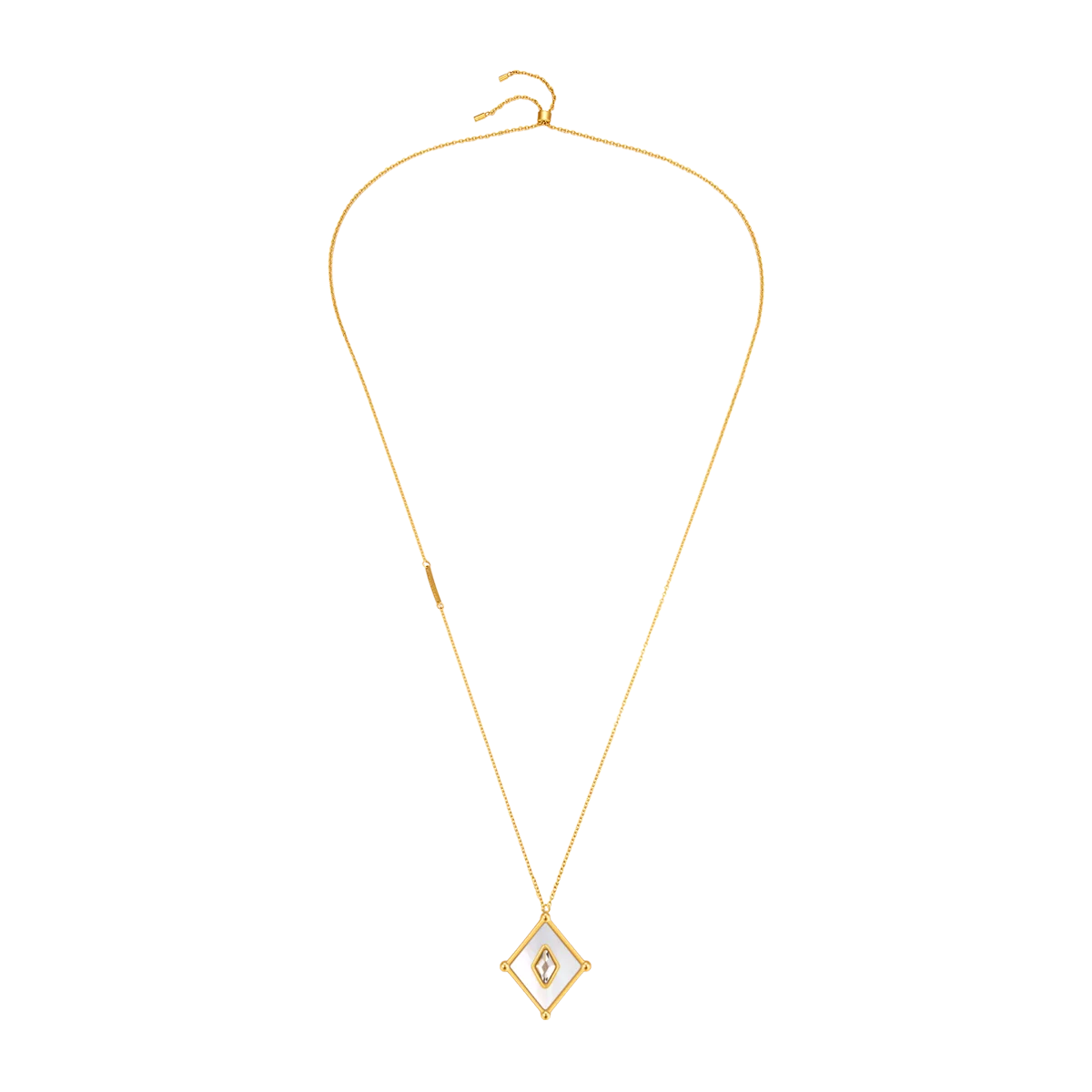Kite / Necklace Pearl Gold
