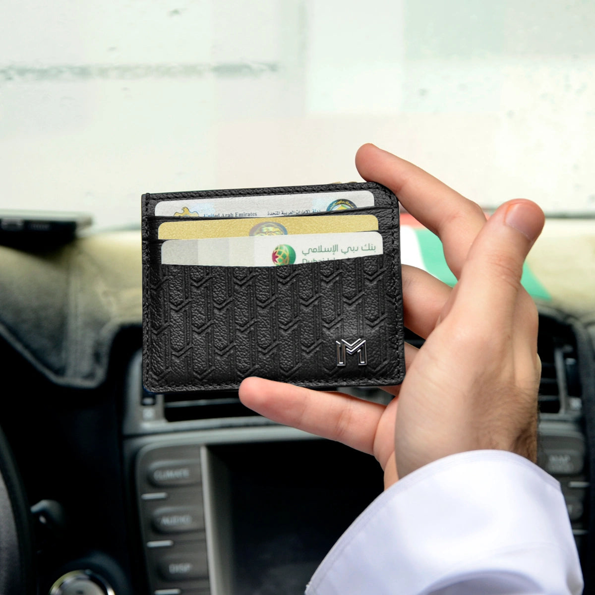 Camel Leather Black / Silver