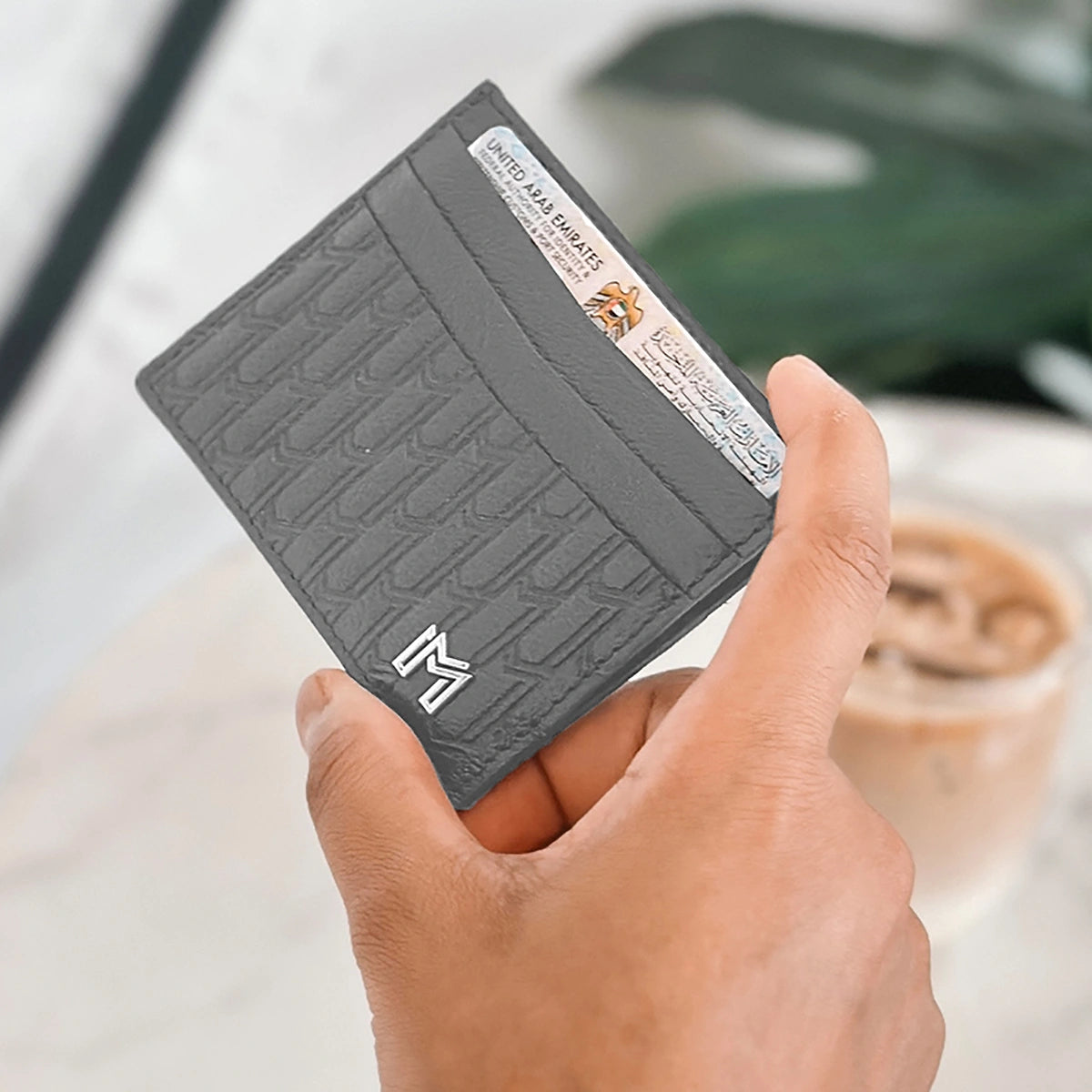 Camel Leather Grey / Silver