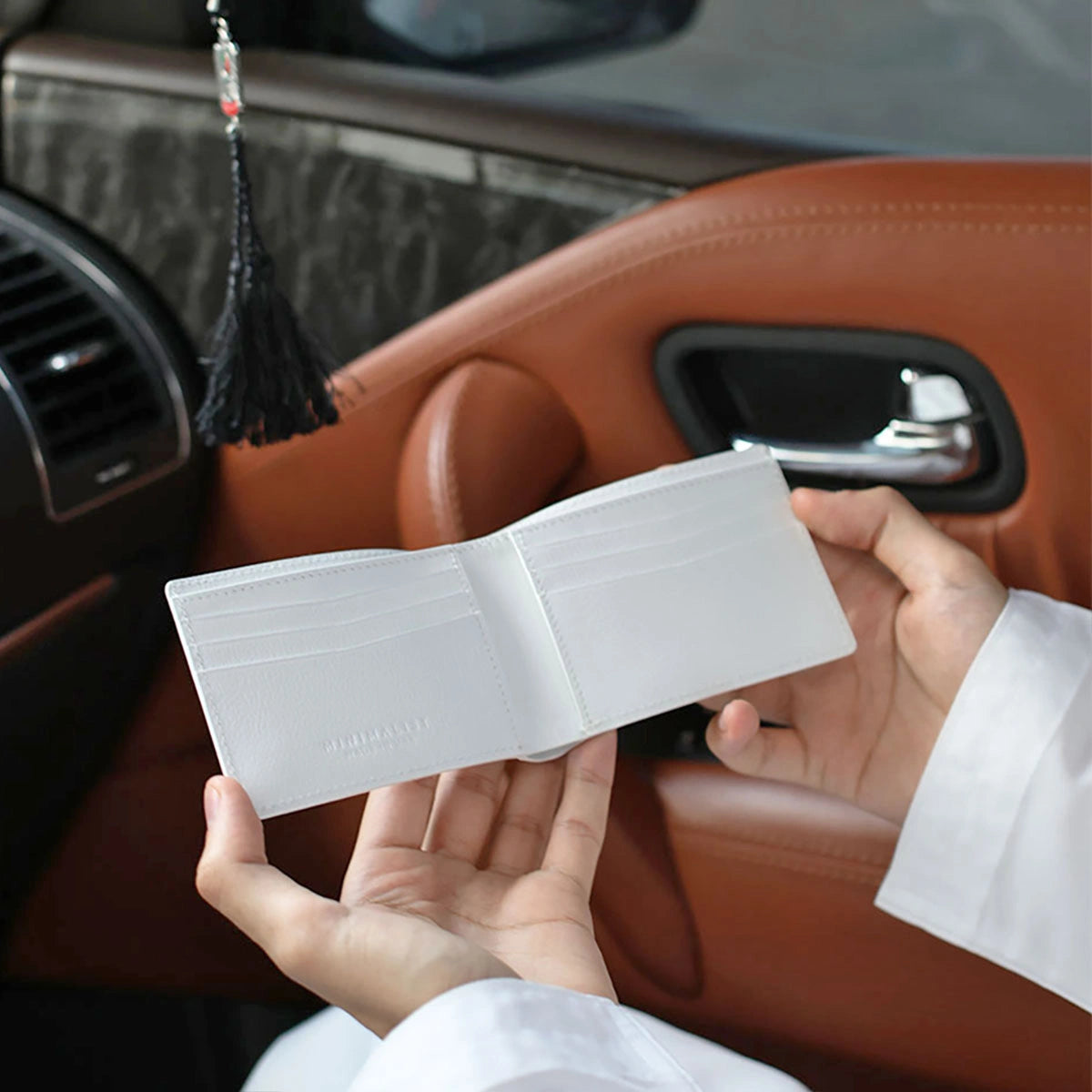 Camel Leather / Crocodile Print