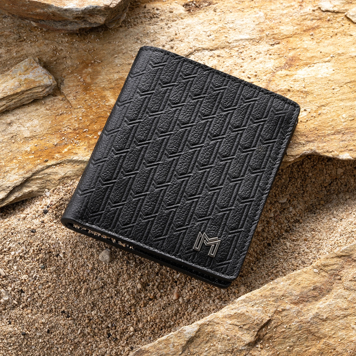 Camel Leather Black / Silver